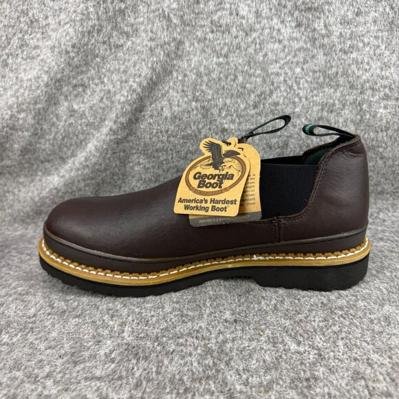 ✅Mens 13W Georgia Boot/Giant Romeo Steel Toe Work Shoe GS262 SR EH ASTM Pull On - Picture 11 of 12